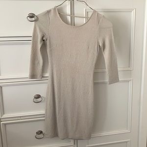 Champaign, mini dress, body con